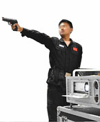 实弹/激光影像模拟射击方舱训练系统